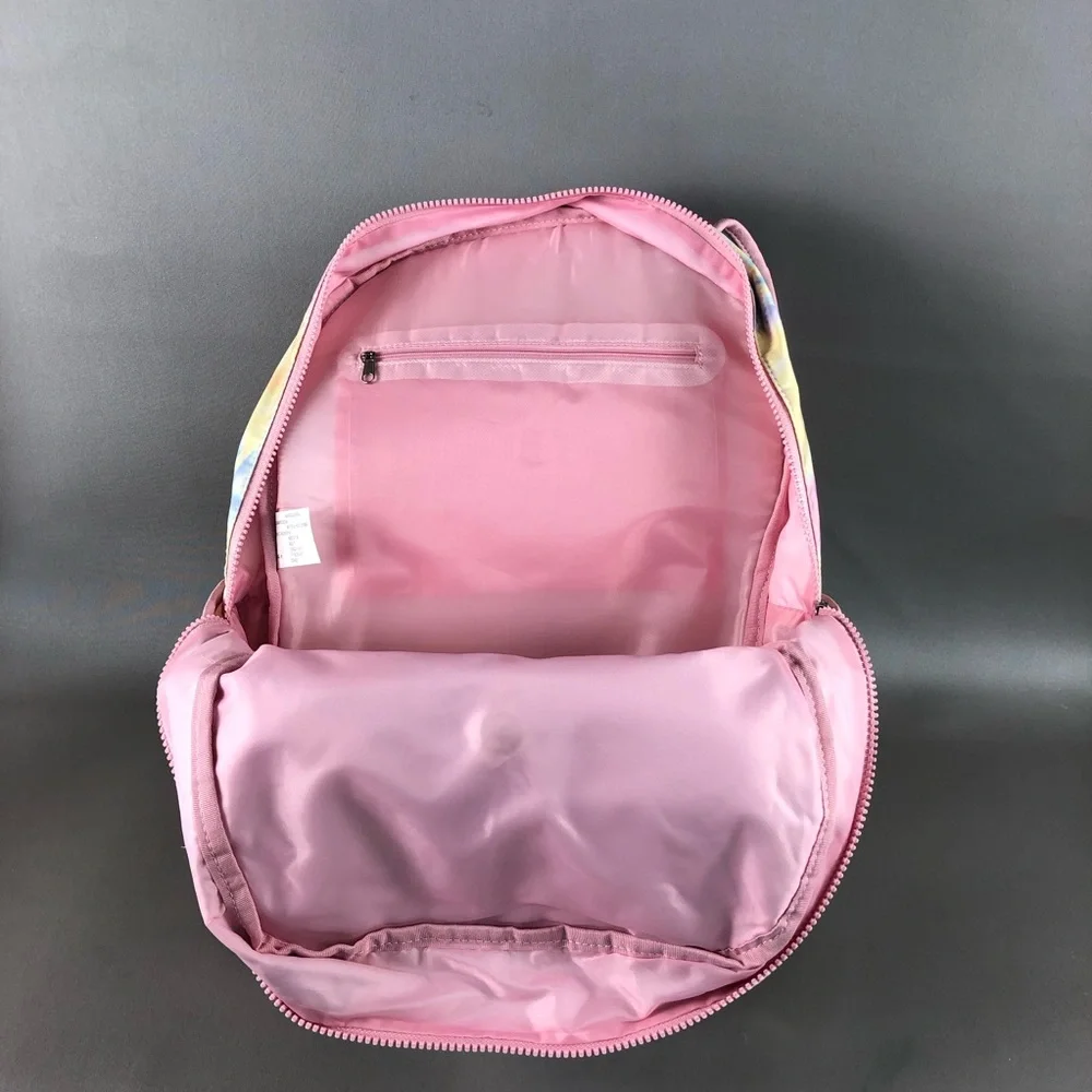 No Boundaries Tie-Dye Backpack with Holographic Pouch